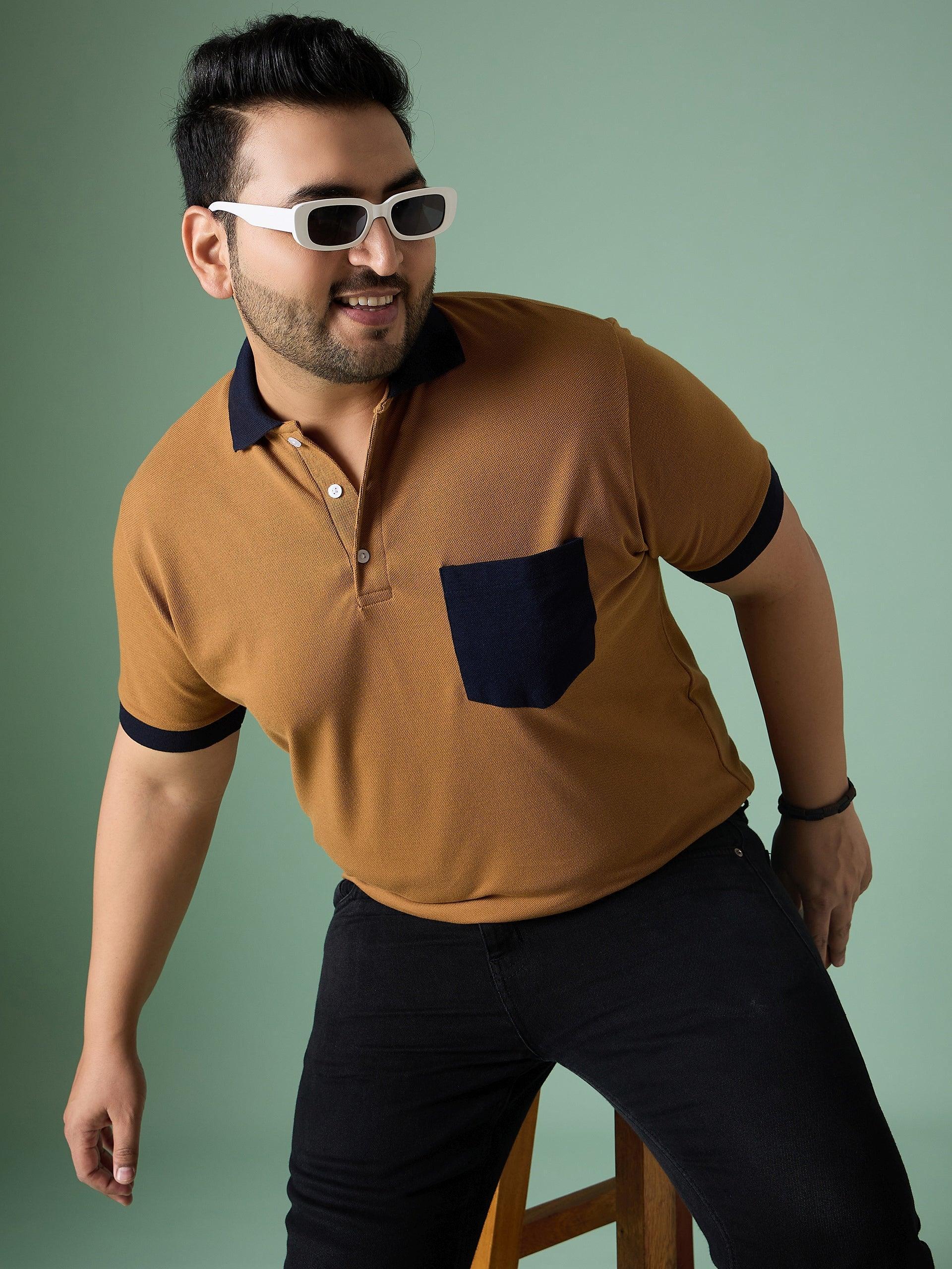 Men Plus Size Tavro Solid Polo Tshirt - Image 7