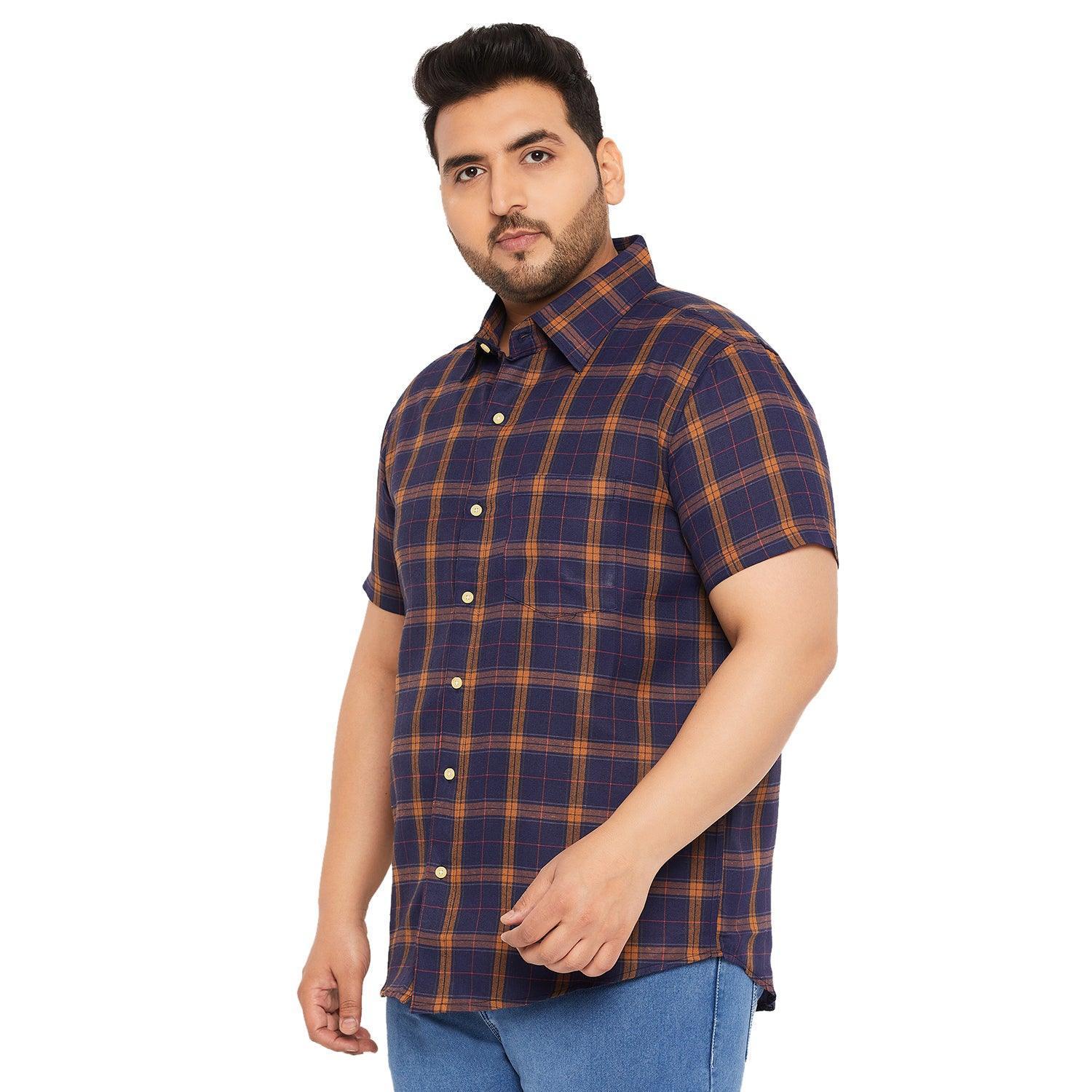 Men Plus Size Thistle Checked Shirt - Image 3