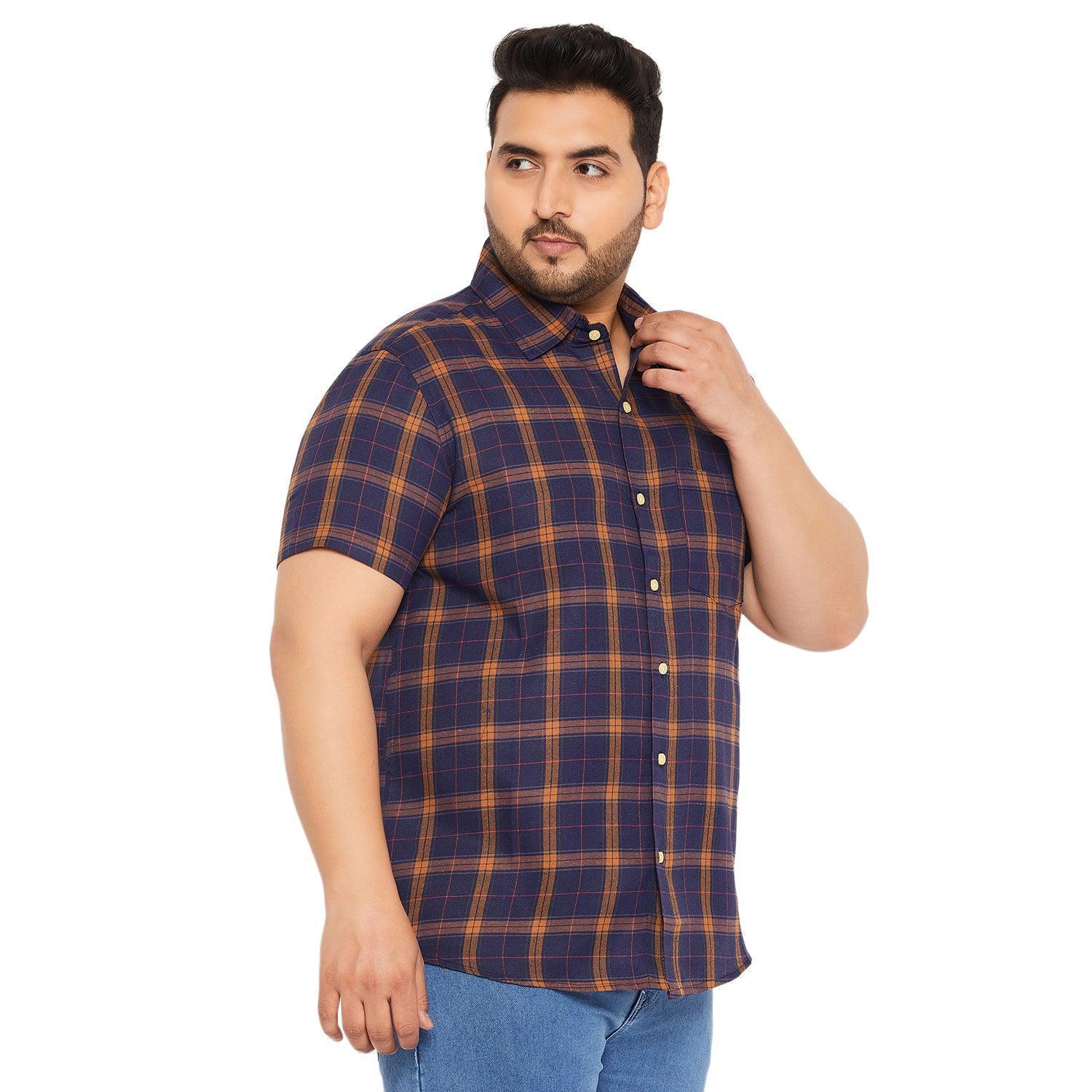 Men Plus Size Thistle Checked Shirt - Image 4
