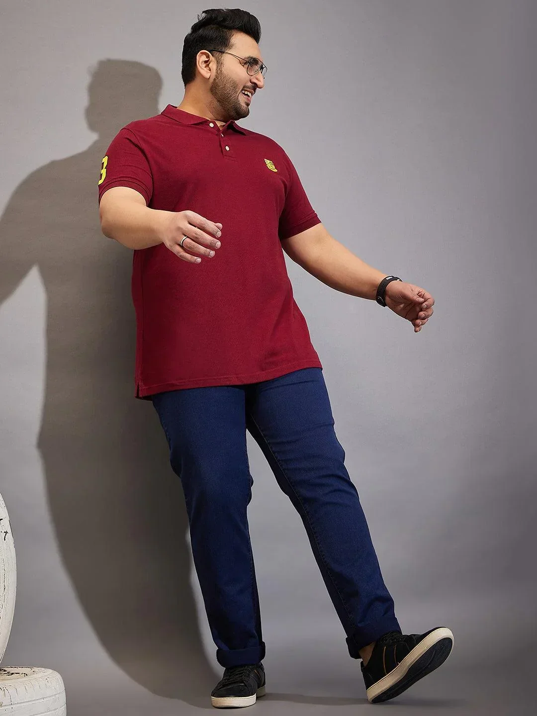 Men Plus Size Toast-A Solid Jeans - Image 2
