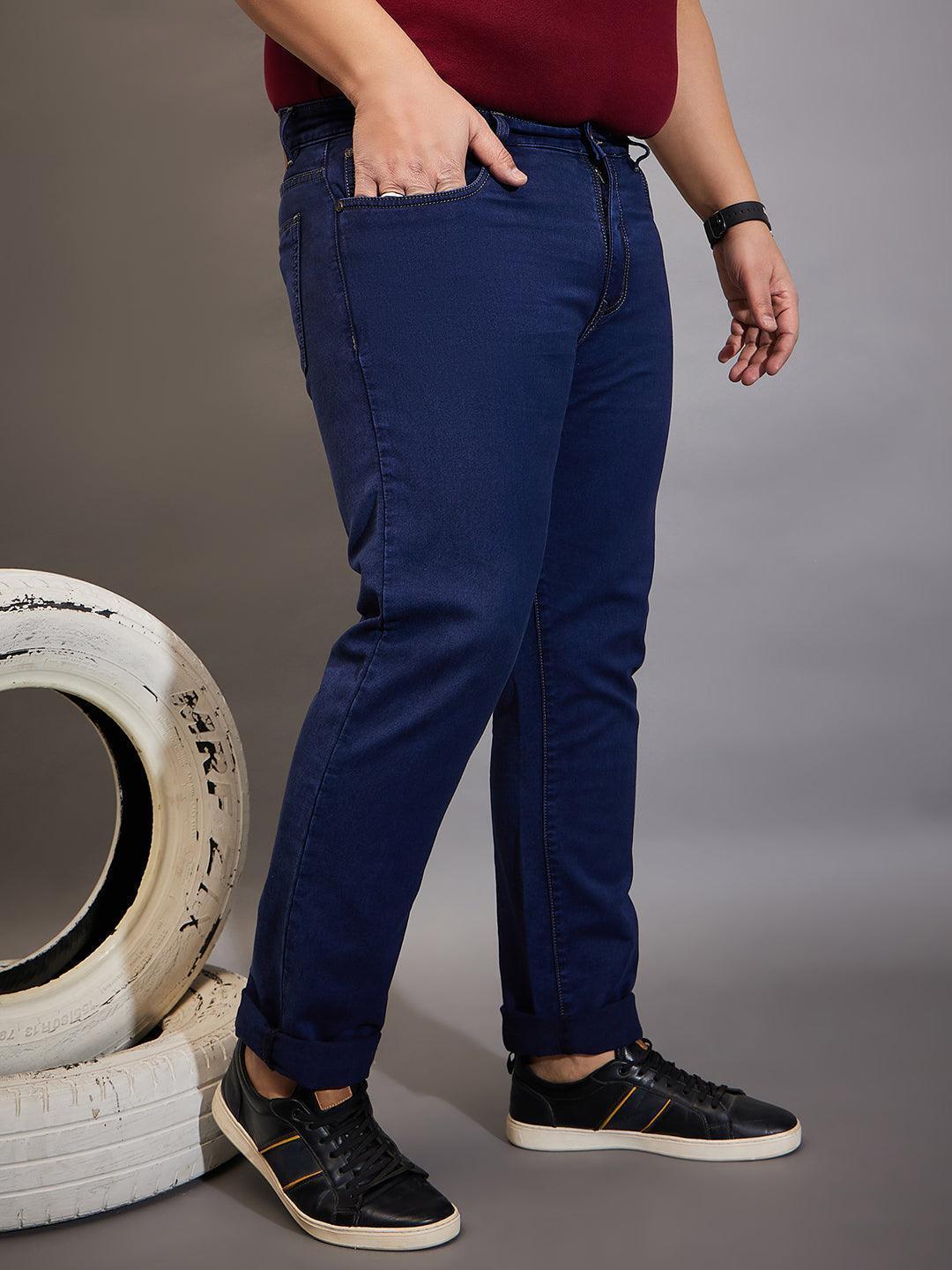 Men Plus Size Toast-A Solid Jeans - Image 4