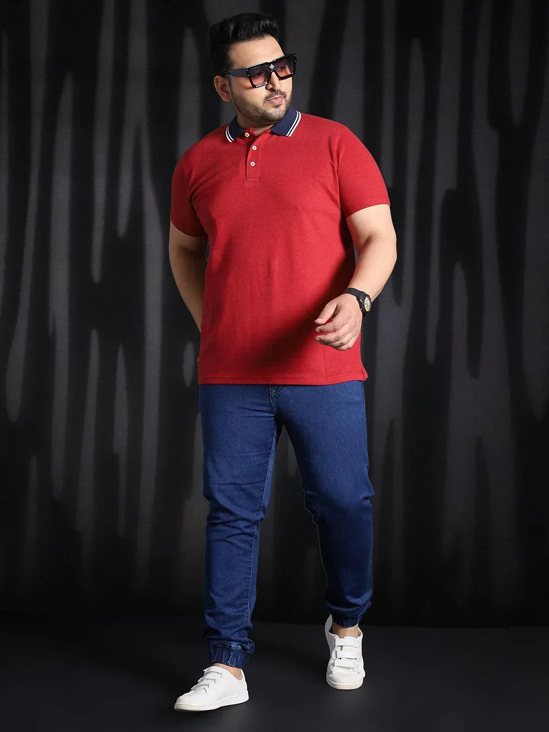 Men Plus Size Tokyo Solid Polo Tshirt - Image 4