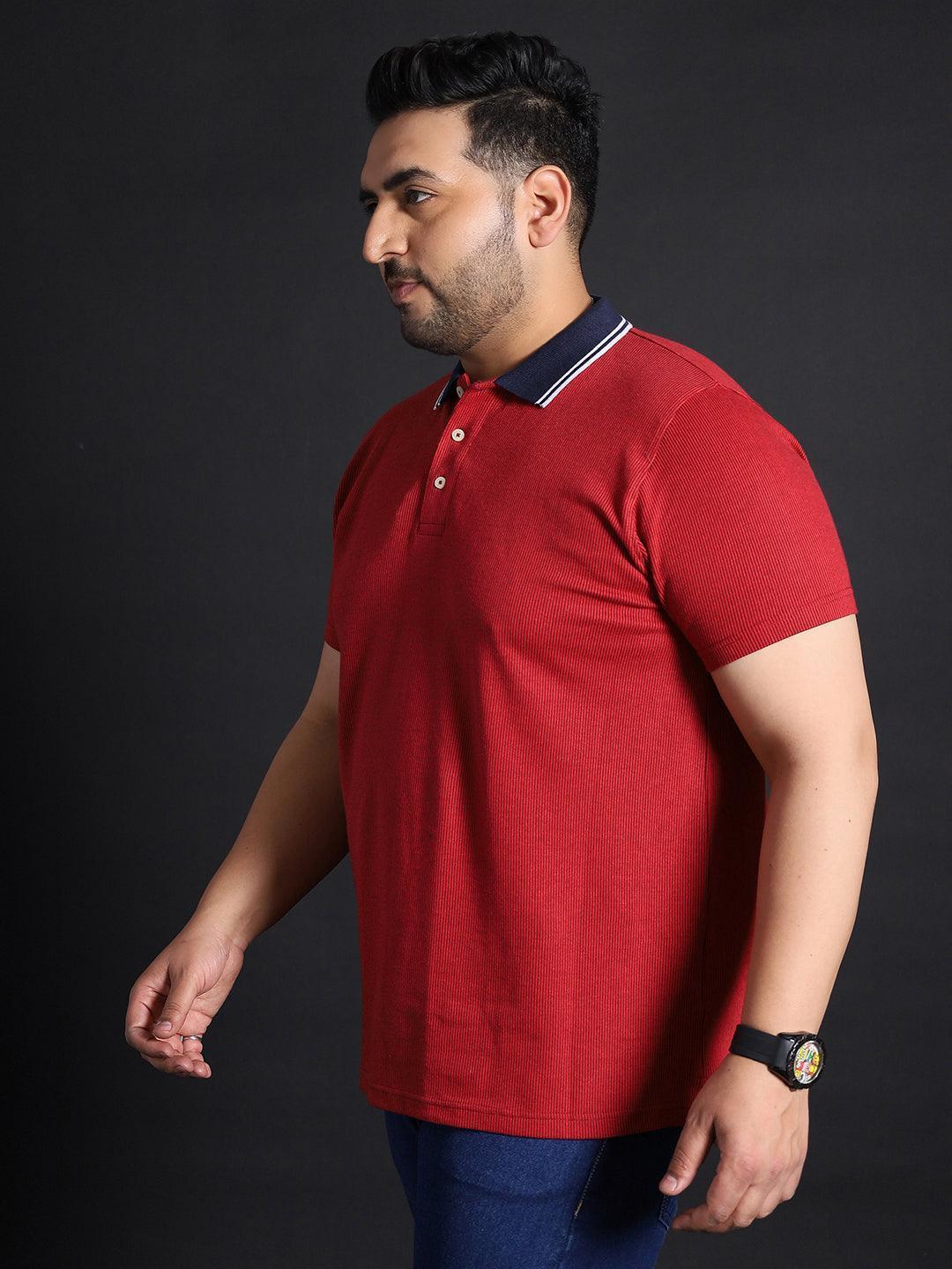 Men Plus Size Tokyo Solid Polo Tshirt - Image 5