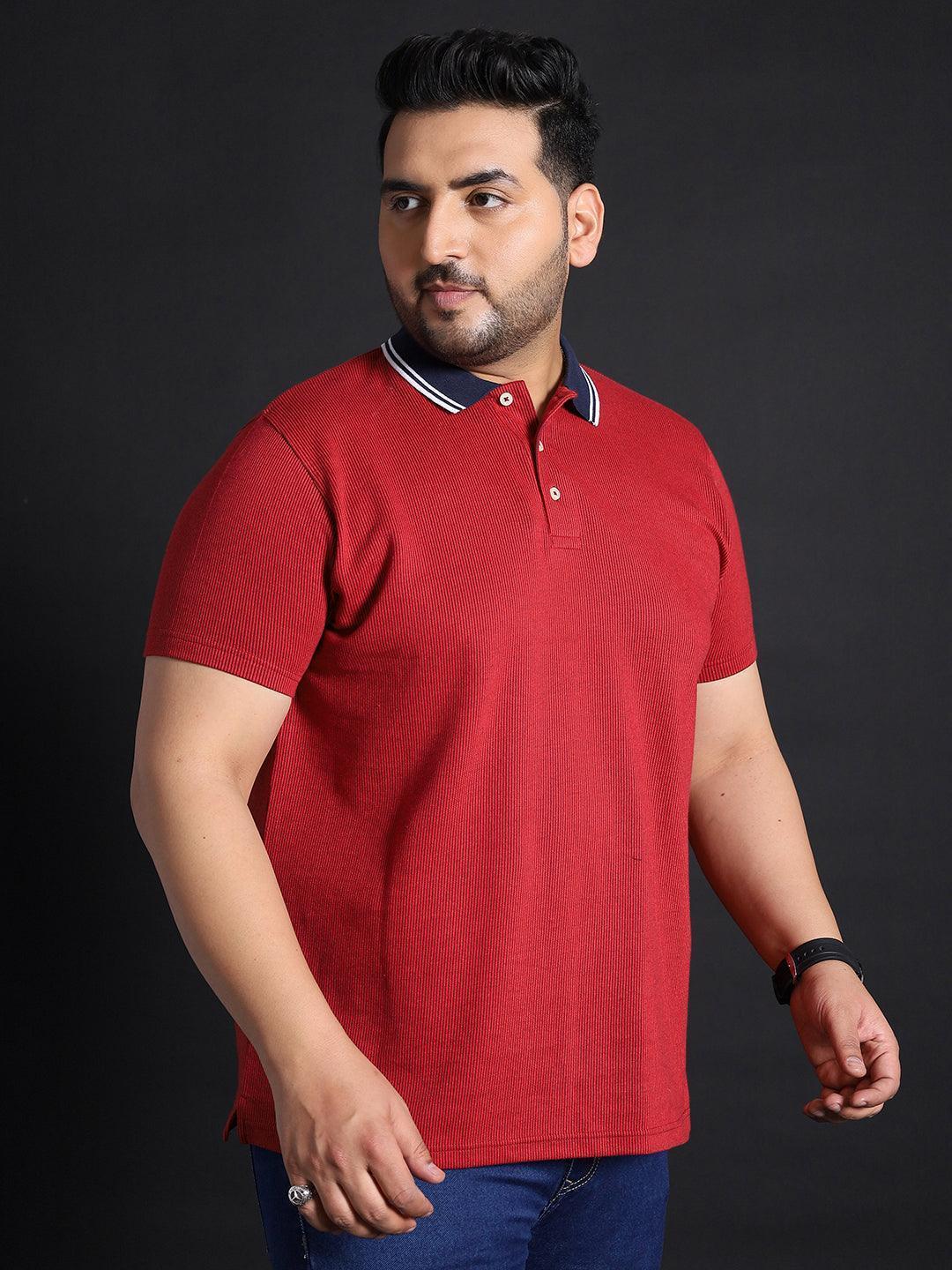 Men Plus Size Tokyo Solid Polo Tshirt - Image 6
