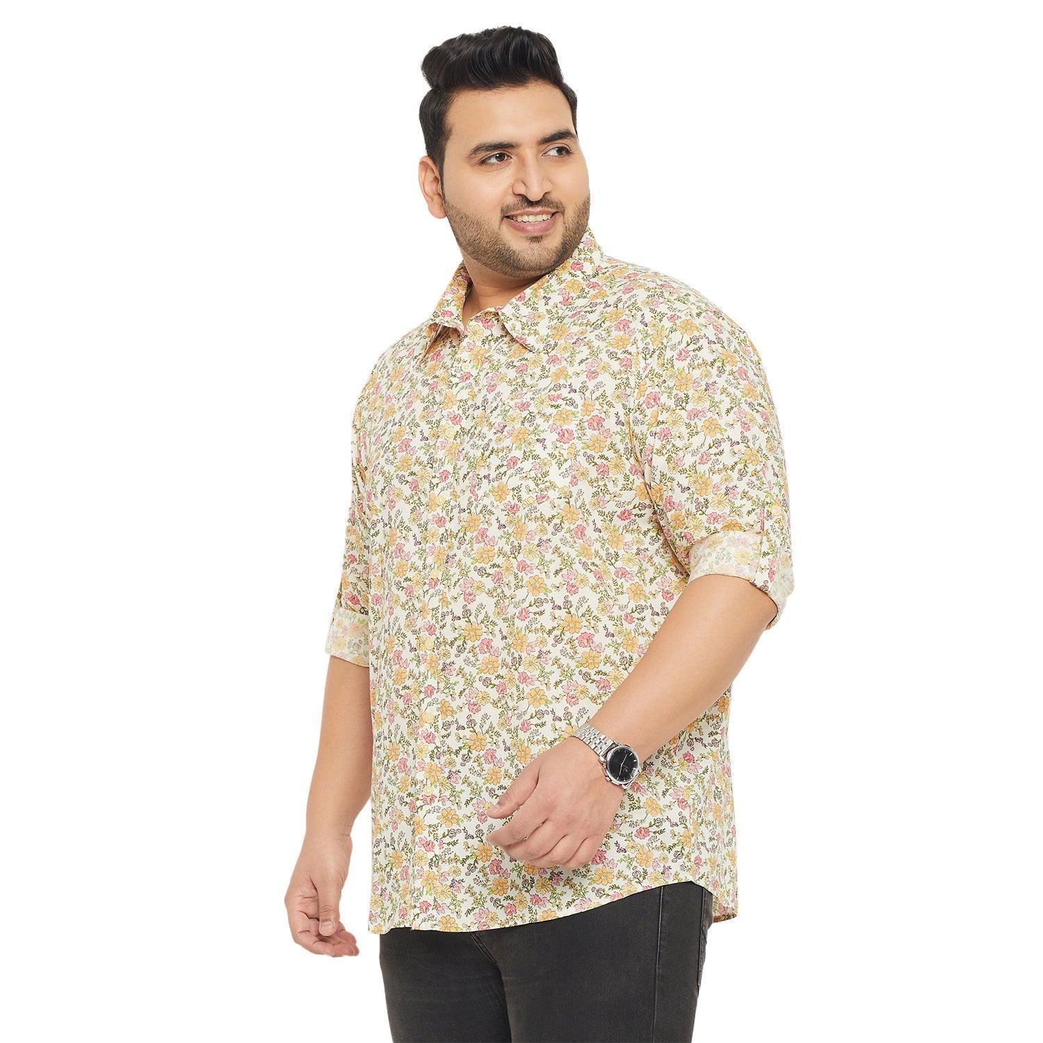 Men Plus Size Trang Printed Shirt - Image 3