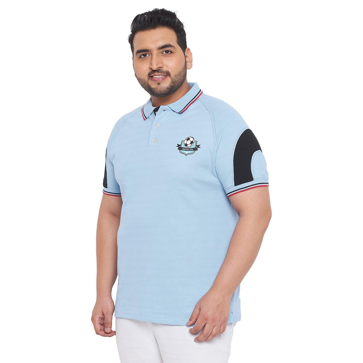 Men Plus Size Trench Printed Polo Tshirt - Image 3