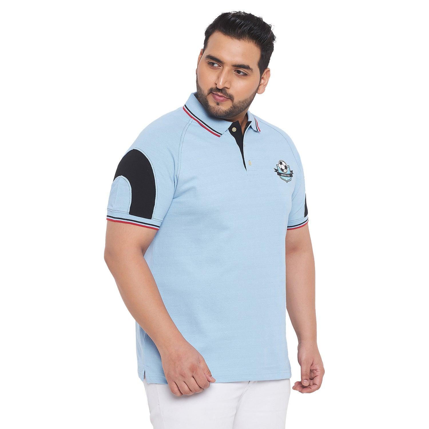 Men Plus Size Trench Printed Polo Tshirt - Image 4