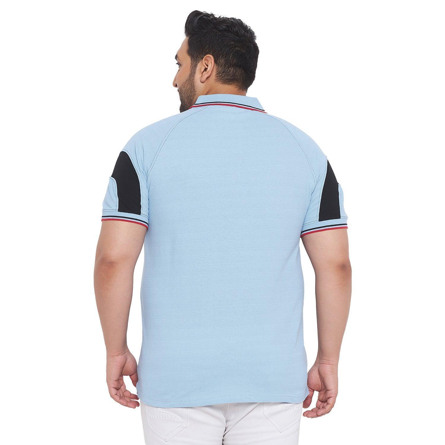 Men Plus Size Trench Printed Polo Tshirt - Image 5