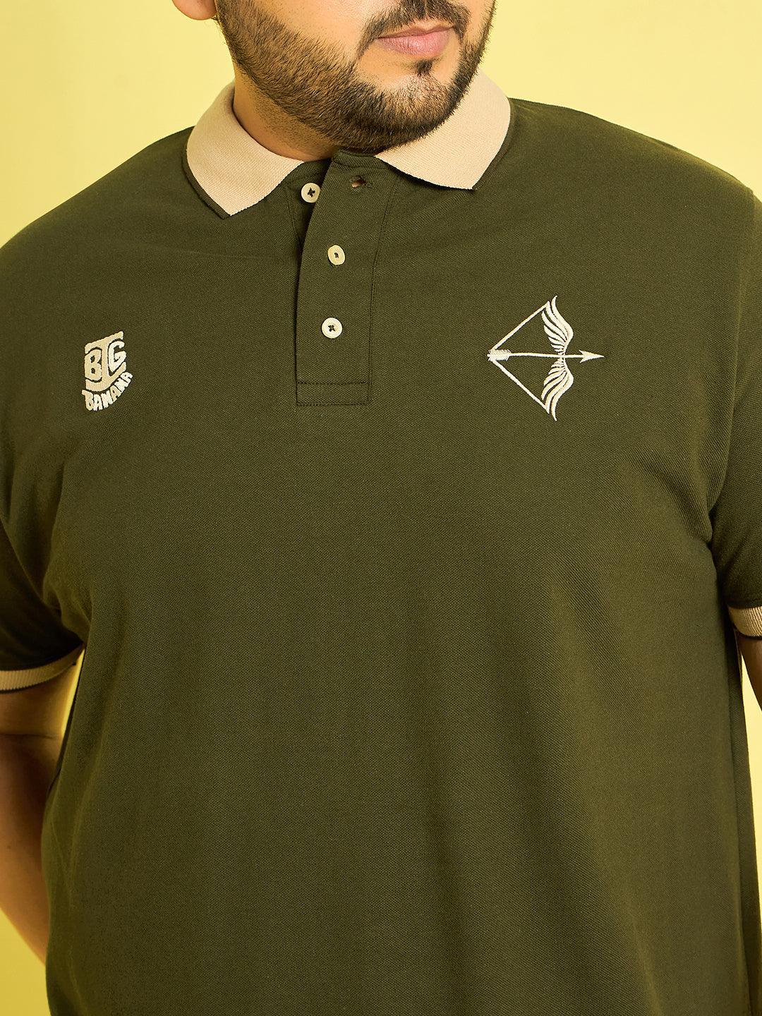 Men Plus Size Trongsa Solid Polo Tshirt - Image 6