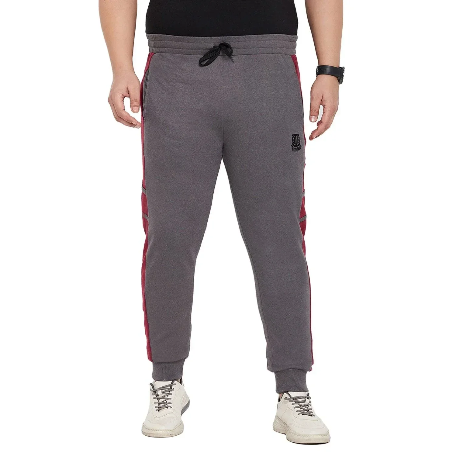 Men Plus Size Trump Colorblock Trackpant