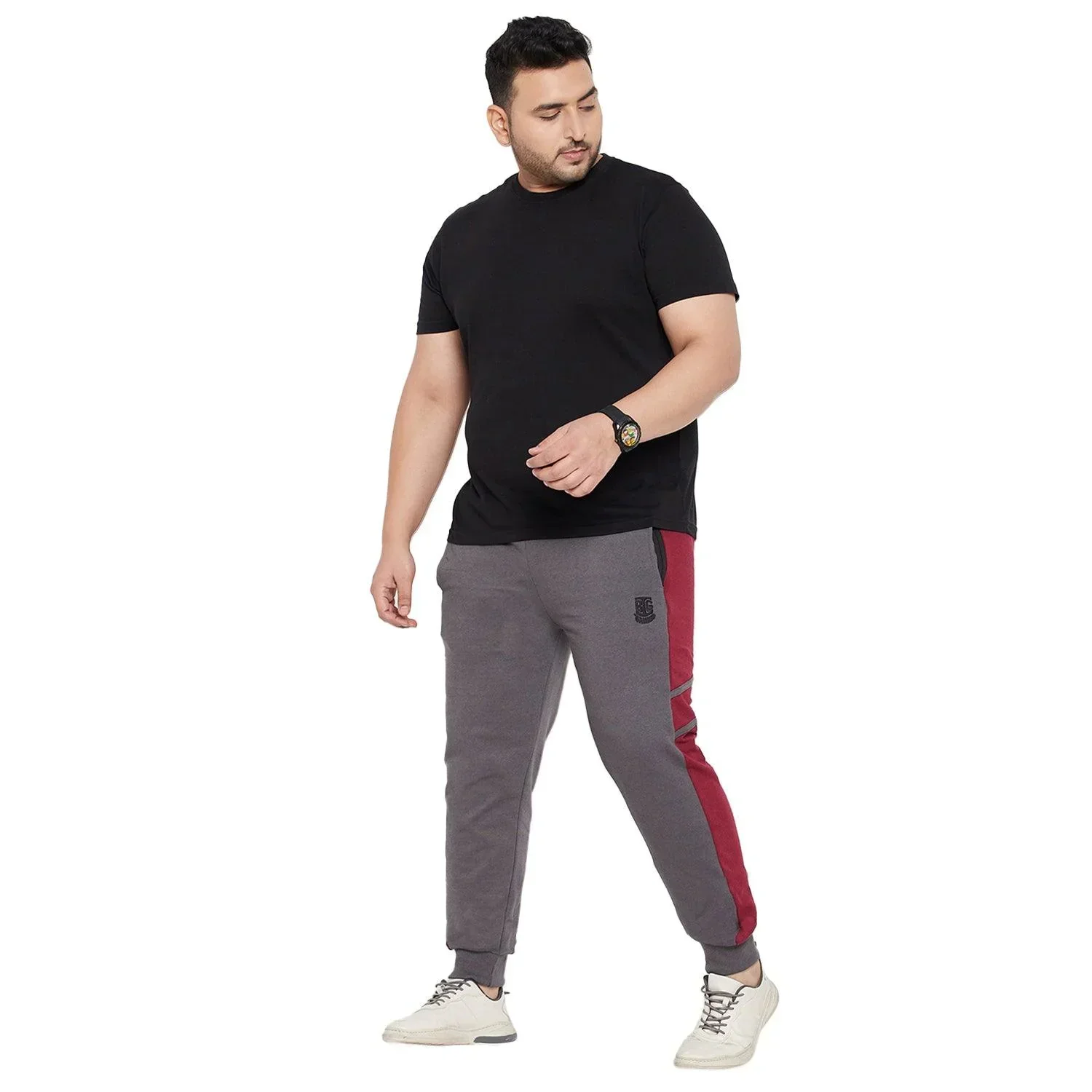 Men Plus Size Trump Colorblock Trackpant - Image 2