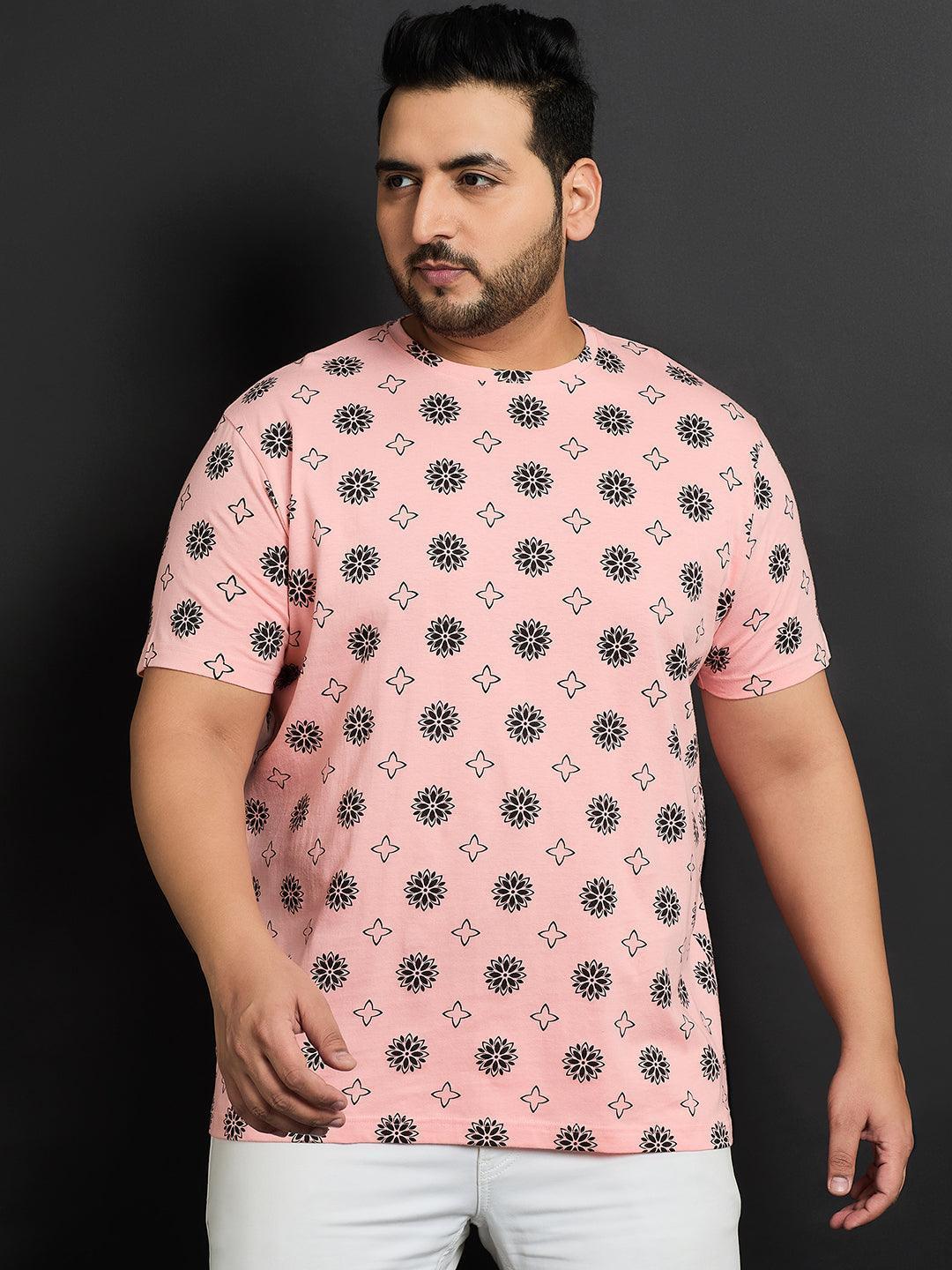 Men Plus Size Tucson Printed Round Neck Tshirt - Image 2