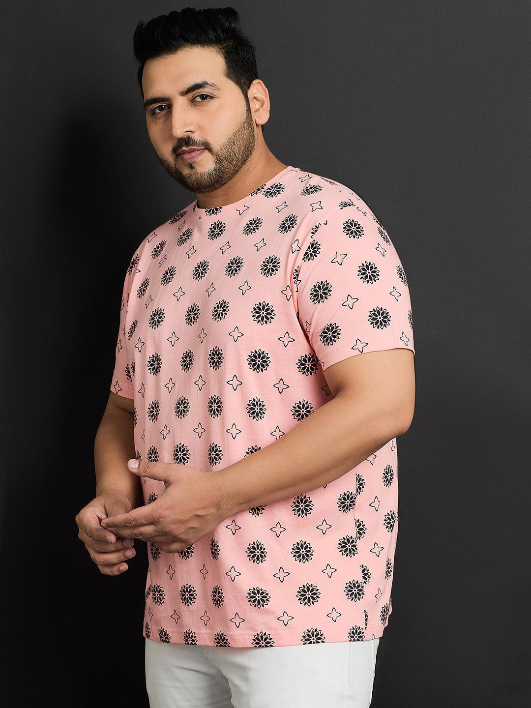 Men Plus Size Tucson Printed Round Neck Tshirt - Image 4