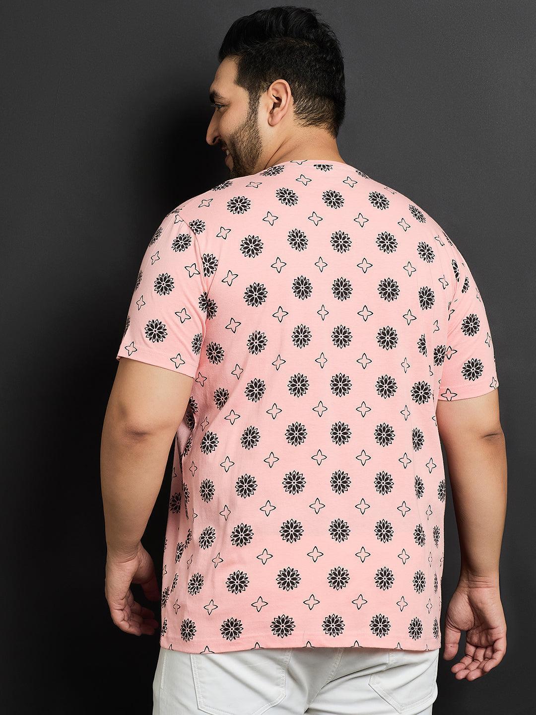 Men Plus Size Tucson Printed Round Neck Tshirt - Image 6