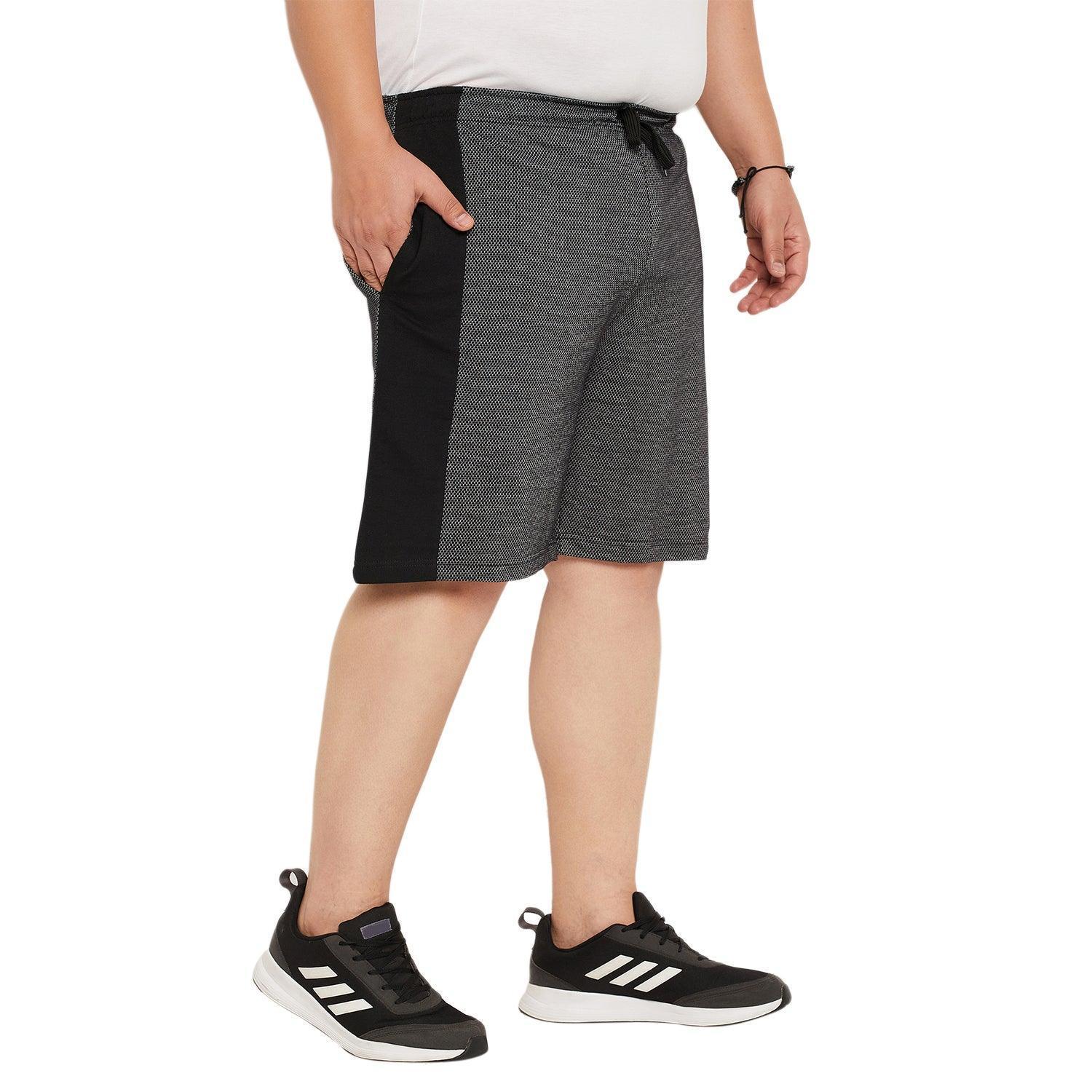 Men Plus Size Volcano Textured Shorts - Image 4