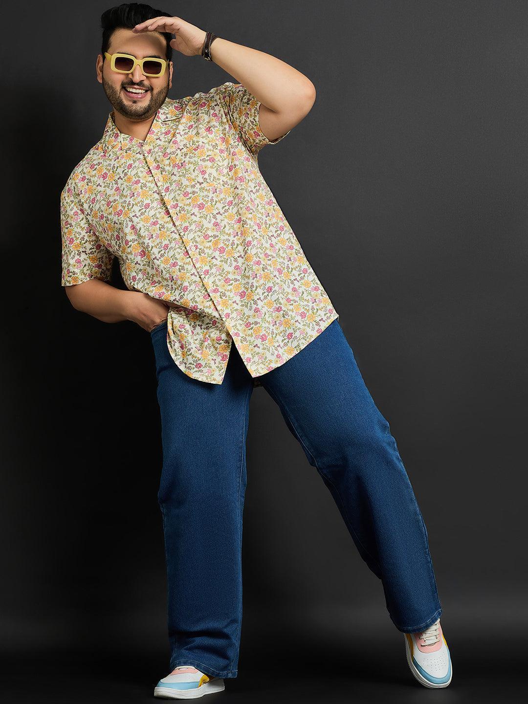 Men Plus Size Wimsar Printed Shirt - Image 2