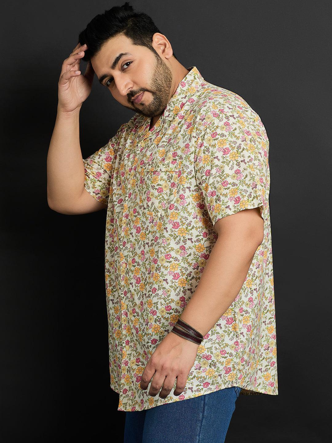 Men Plus Size Wimsar Printed Shirt - Image 3
