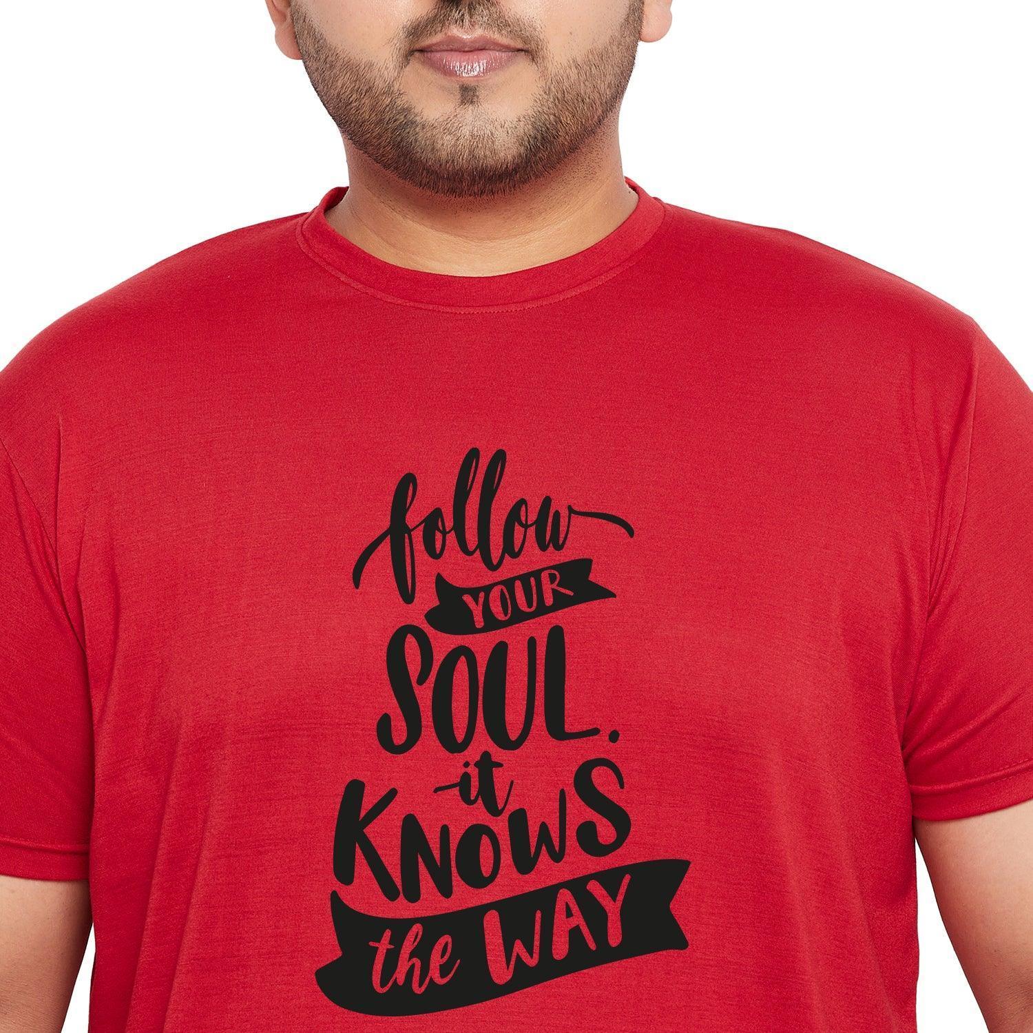Men Plus Size Wokeman Printed Round Neck Tshirt - Image 6