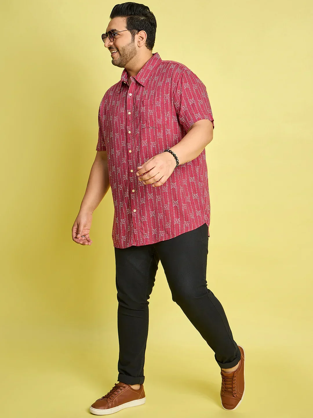 Men Plus Size Xylo Printed Shirt - Image 2