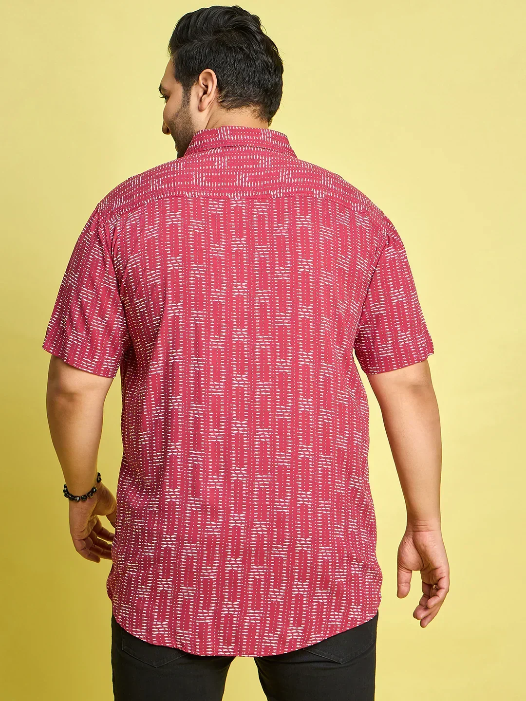 Men Plus Size Xylo Printed Shirt - Image 5