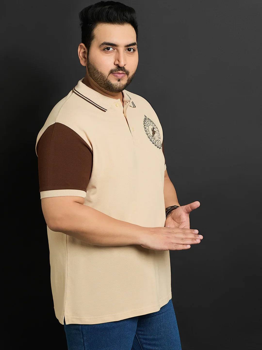 Men Plus Size Yichun Printed Polo Tshirt - Image 5