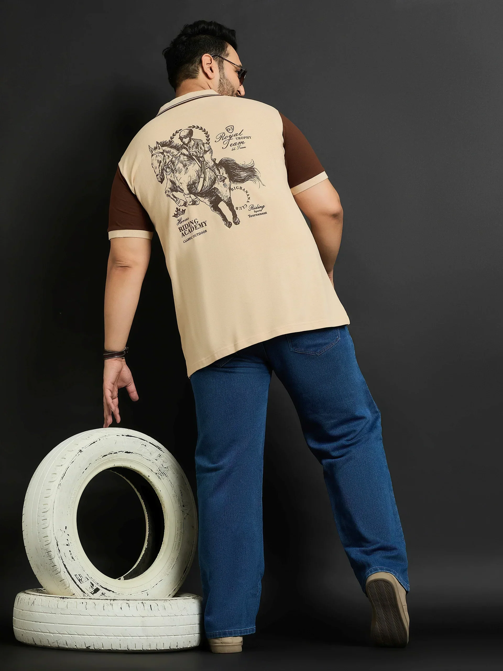 Men Plus Size Yichun Printed Polo Tshirt - Image 7