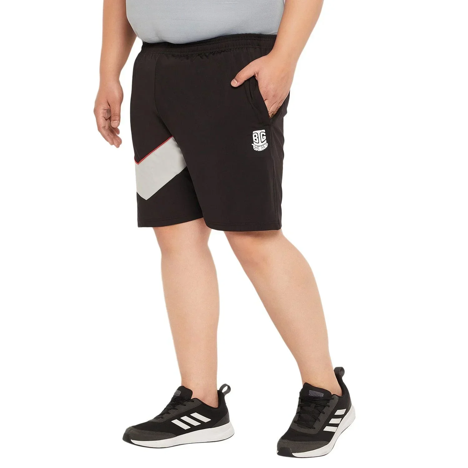 Men Plus Size Yokio Colorblock Shorts - Image 3