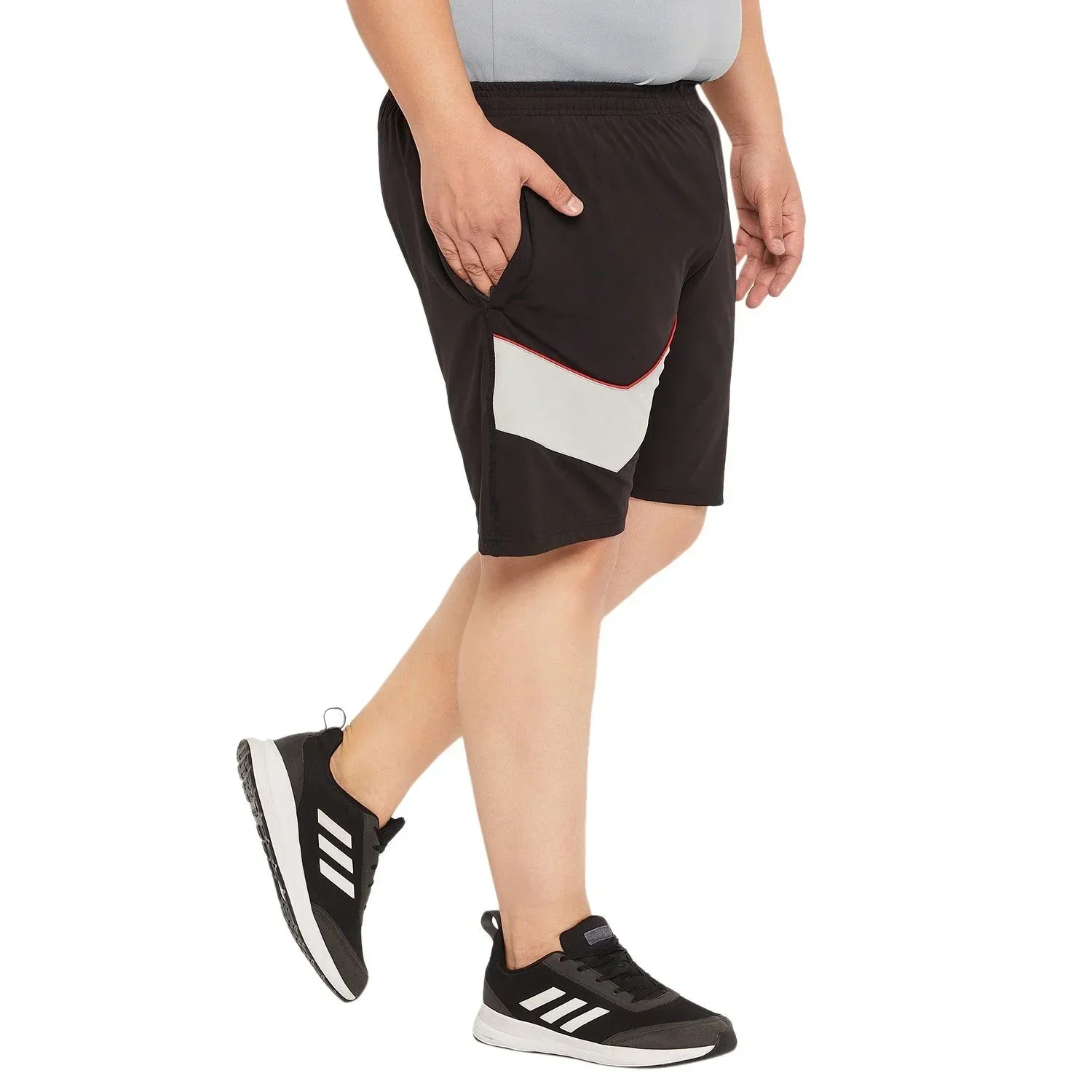 Men Plus Size Yokio Colorblock Shorts - Image 4