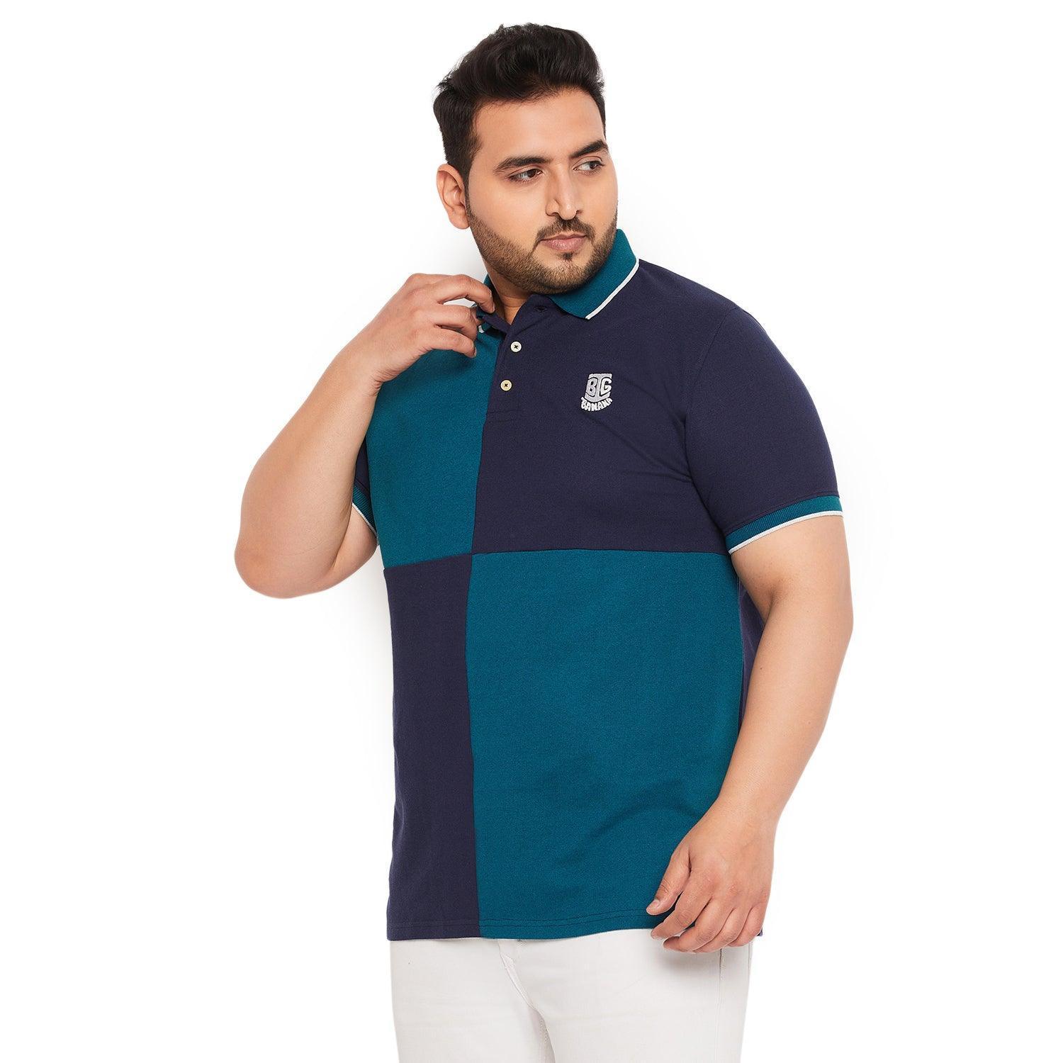 Men Plus Size Zarago Colorblock Polo Tshirt - Image 3