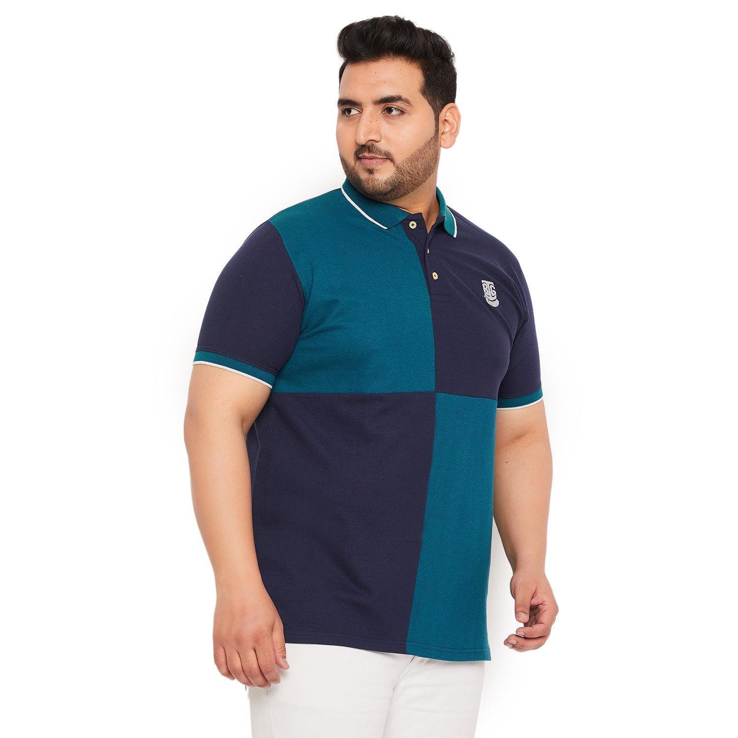 Men Plus Size Zarago Colorblock Polo Tshirt - Image 4