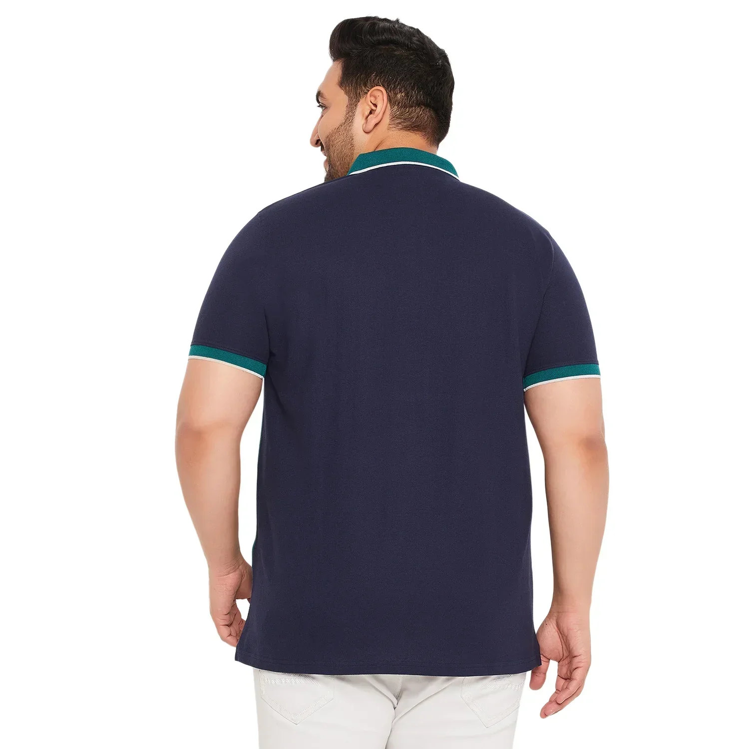 Men Plus Size Zarago Colorblock Polo Tshirt - Image 5