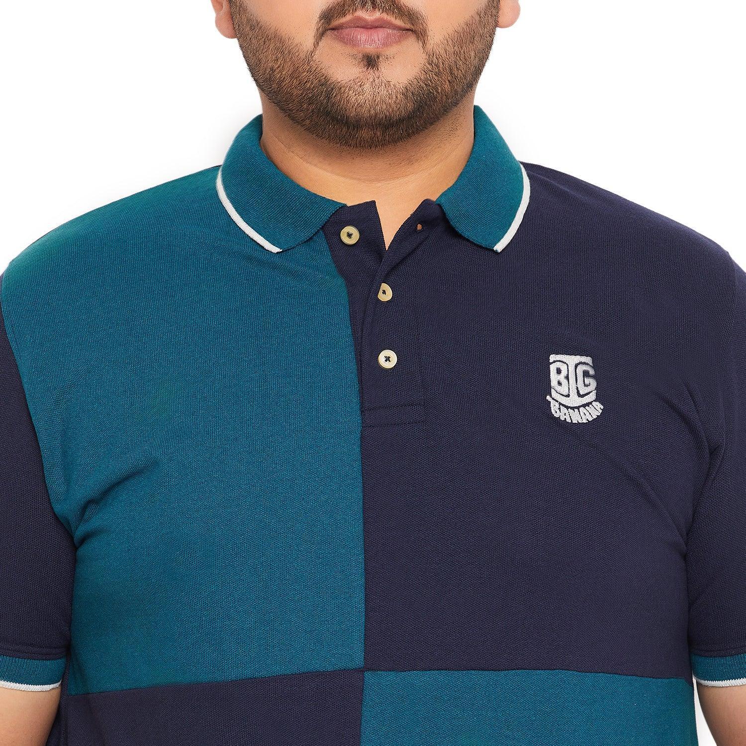 Men Plus Size Zarago Colorblock Polo Tshirt - Image 6