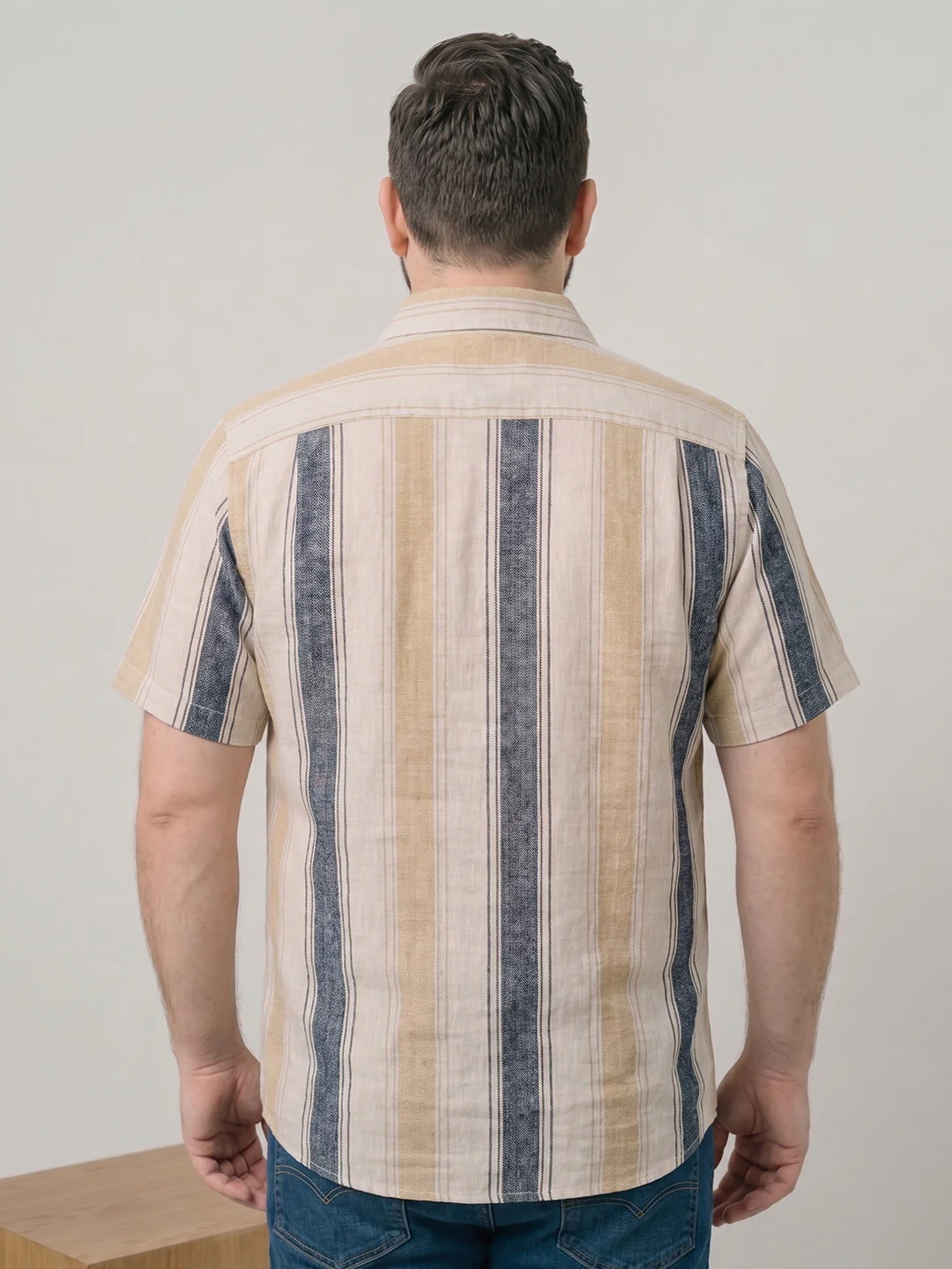 Men Plus Size Zarnok Multi Textured Shirts - Image 3