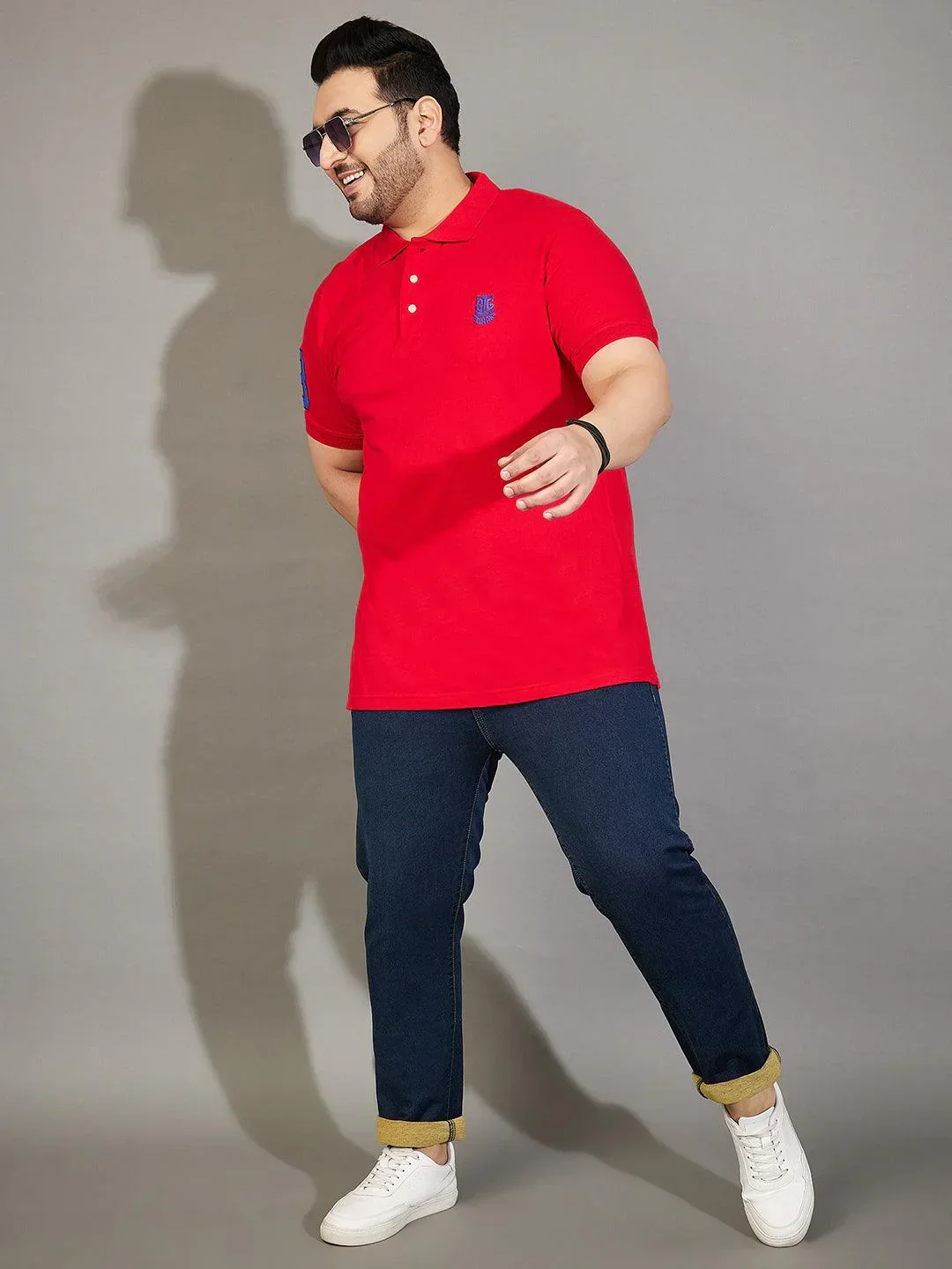 Men Plus Size Zinko Tinted Wash Jeans - Image 2