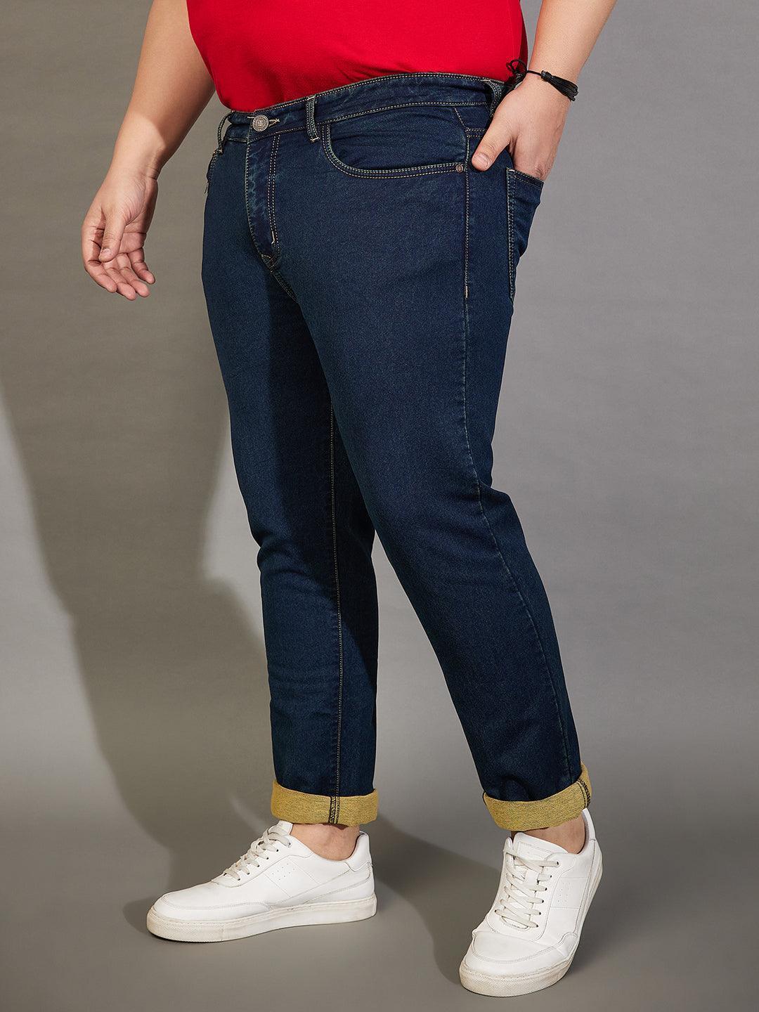 Men Plus Size Zinko Tinted Wash Jeans - Image 3