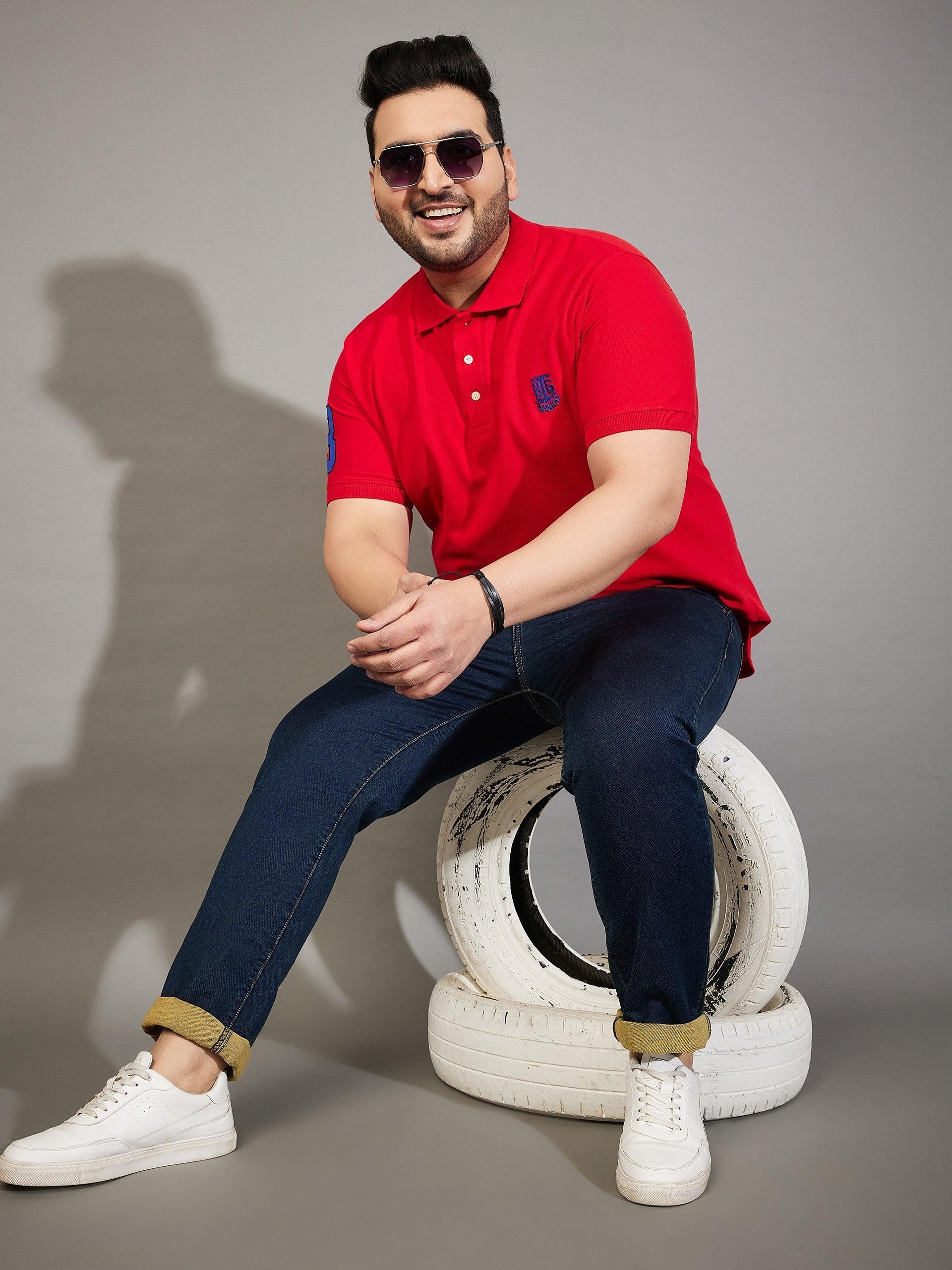 Men Plus Size Zinko Tinted Wash Jeans - Image 7